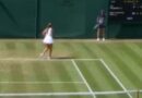Wimbledon star disqualified for behaviour after racket ends up in crowd | Tennis | Sport