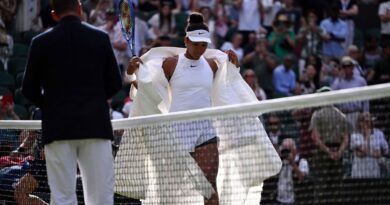 Naomi Osaka causes a stir on Wimbledon Centre Court with bold outfit | Tennis | Sport