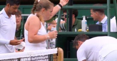 Wimbledon star refuses handshake after loss and told by rival ‘learn how to lose’ | Tennis | Sport