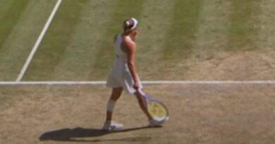 Wimbledon star makes brutal gesture to own box and gets outed by BBC | Tennis | Sport