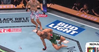 Conor McGregor booed after horror injury ends comeback fight in just 69 seconds | UFC | Sport