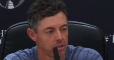 Rory McIlroy’s awkward end to Open Championship press conference around finances | Golf | Sport