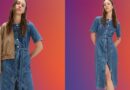 ‘Flattering’ M&S denim midi dress under £40