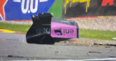 Belgian GP session halted as massive crash rips huge chunk off car | F1 | Sport