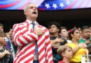Why is US national anthem playing before Spain vs Argentina in World Cup final?
