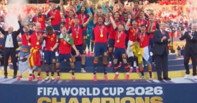 Donald Trump hijacks Spain World Cup trophy lift and breaks FIFA protocol | Football | Sport
