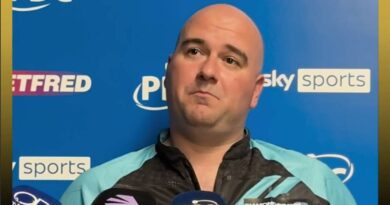 Rob Cross makes confession after split from wife at Matchplay Darts | Other | Sport