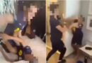 Shocking moment England footballers fight in wild hotel brawl | Football | Sport