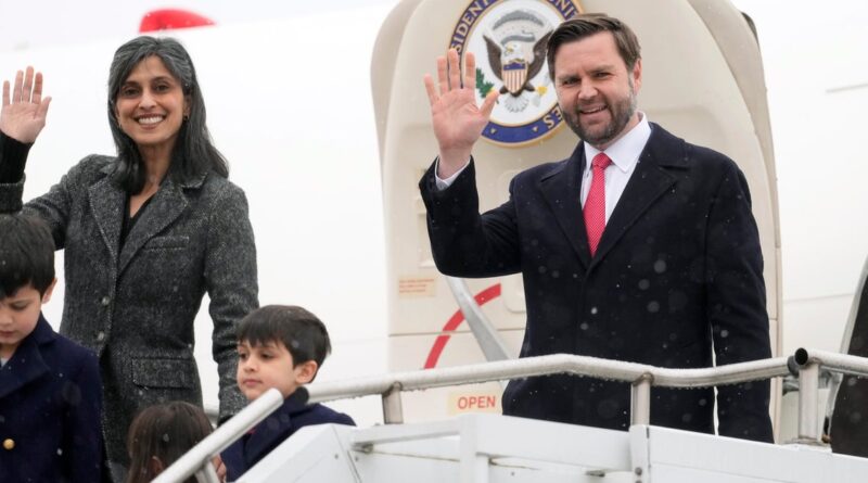 Vance says he’s joining wife Usha on trip to Greenland this week