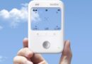 This slim camera has a transparent LCD screen for a viewfinder