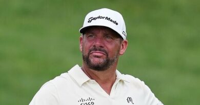 Fuming golf star abandons his round after 12 holes over penalty drama and state of course
