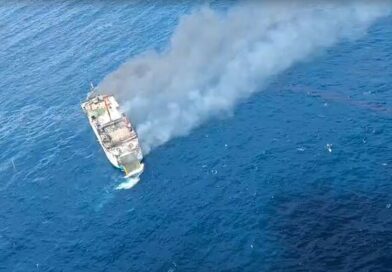 Indonesia ferry with more than 170 on board erupts in flames sparking rescue operation