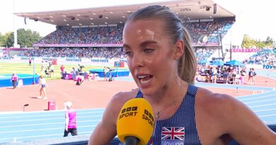Keely Hodgkinson gives classy BBC interview as result overturned after race