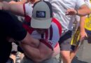 Football fans filmed fighting on street before Arsenal vs Man City Community Shield clash