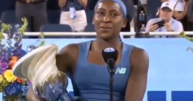 Coco Gauff shows true colours after asking 'where is she?' during £795k winning speech