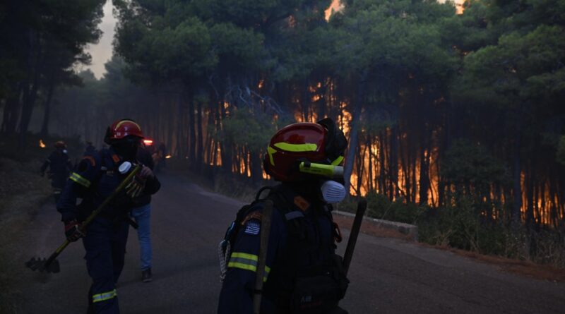 Wildfire danger in Europe shifts to Greece as evacuation orders remain in France