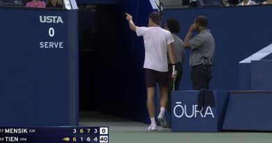 US Open crowd turn on drunk heckler as security forced to intervene