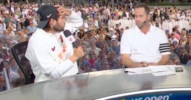 US Open LIVE: Carlos Alcaraz gobsmacked live on TV as Serena Williams controversy erupts