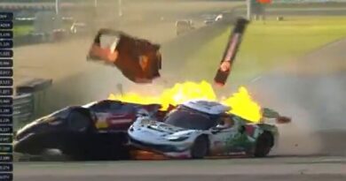 British driver thanks rival for saving his life after being pulled from burning Ferrari