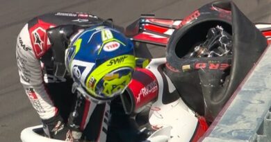 Spanish Grand Prix session ends in chaos as F1 driver smashes car in scary crash