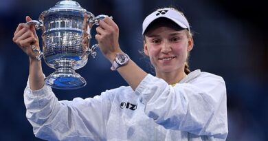 Elena Rybakina didn't touch a racket before US Open victory and needed MRI scan