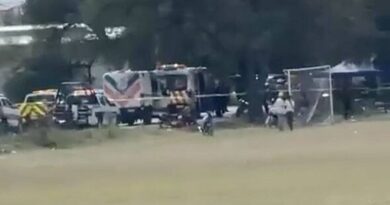 Horror shooting at football match as man killed and six wounded in terrifying attack