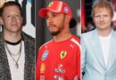 Lewis Hamilton stands up for Macklemore in nine-word message amid Ed Sheeran backlash