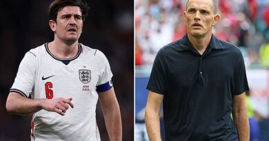 Harry Maguire and Arsenal star among six names snubbed as England squad announced