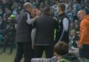 Celtic and Rangers managers clash in furious touchline bust-up as controversy erupts