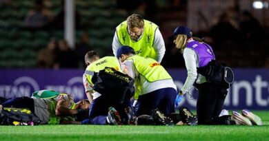 England rugby star suffers horror injury 46 seconds into debut after sickening clash