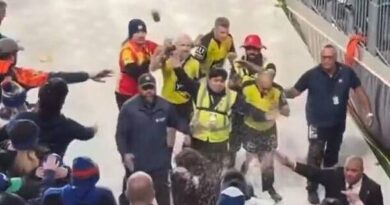 Top rugby match ends in chaos as referee attacked and security rush to scene
