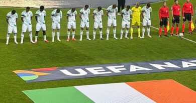 Ireland squad refuse to shake hands with Israel players and snub national anthem