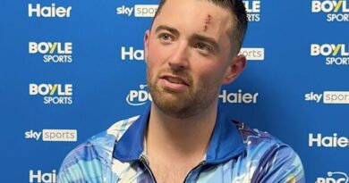 Luke Humphries blames ITV show for huge scar on his forehead