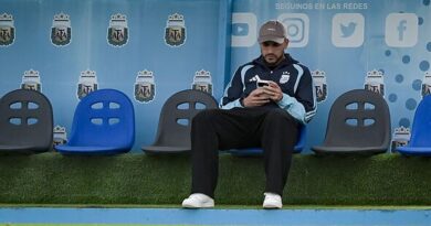 Banned Argentina star joins training camp despite lengthy suspension after World Cup chaos