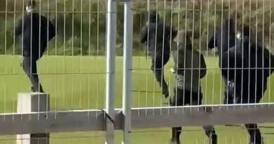 Celtic fans launch bizarre protest at golf event as tennis balls thrown onto course