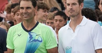 Rafael Nadal whitewashes Andy Murray 10-0 in comeback match then twists knife in wound