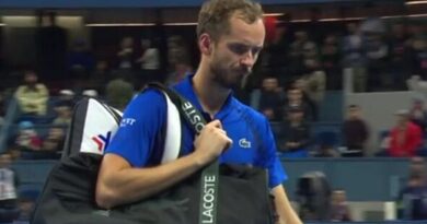 Daniil Medvedev disqualified as Novak Djokovic semi-final ends in chaos at China Open