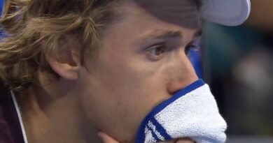 Alex de Minaur retires in China Open final as Novak Djokovic handed title