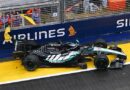 Singapore GP Sprint race result: George Russell crashes from lead as two McLaren's collide