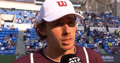 Alex de Minaur returns with update days after retiring in final against Novak Djokovic
