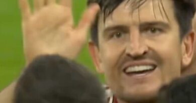 Harry Maguire humiliated as unseen footage from Man Utd draw with Tottenham goes viral