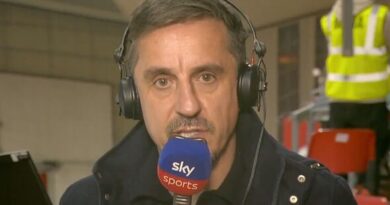 Gary Neville asks Sky Sports to be taken off Man City matches after Liverpool thrashing