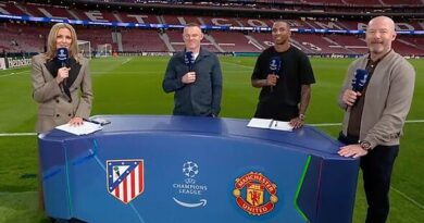 Gabby Logan makes announcement as Amazon pundit missing from Man Utd Champions League game