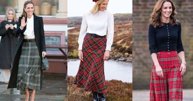 Princess Kate puts tartan skirts back on the map – shop her royal-inspired style from £40