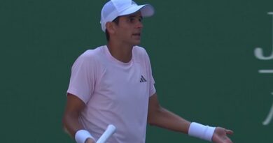 Tennis star breaks silence after lashing out at ball boy in furious on-court explosion