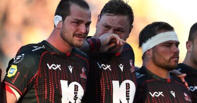 Paramedics rush in after stadium emergency as players tear up over death of Lions star