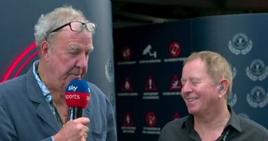 Jeremy Clarkson comment on live TV sparks outrage as Martin Brundle reaction is priceless