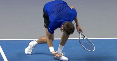 Daniil Medvedev punches and slaps Vienna Open court in unusual outburst