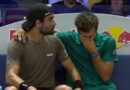 Tennis star breaks down in tears as rival rushes over in 'utterly devastating' scenes