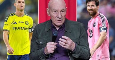 Patrick Stewart fulfilled wife's Lionel Messi wish – with Cristiano Ronaldo snub
